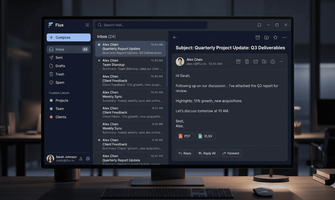 Custom Webmail Client